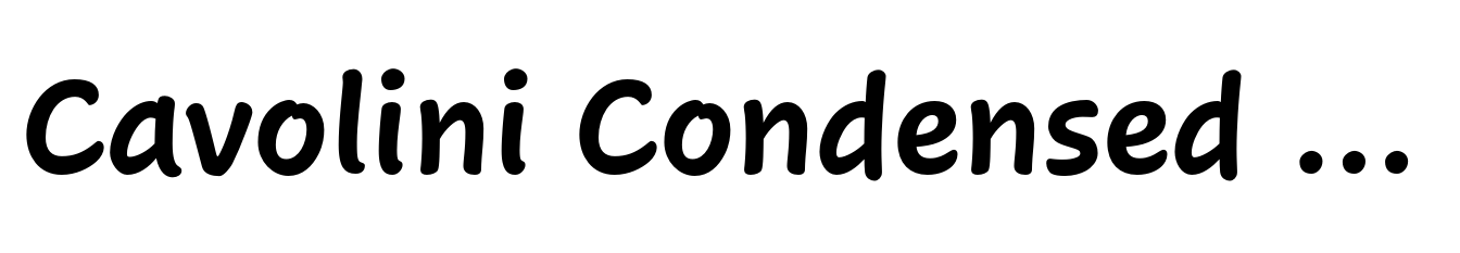 Cavolini Condensed Bold